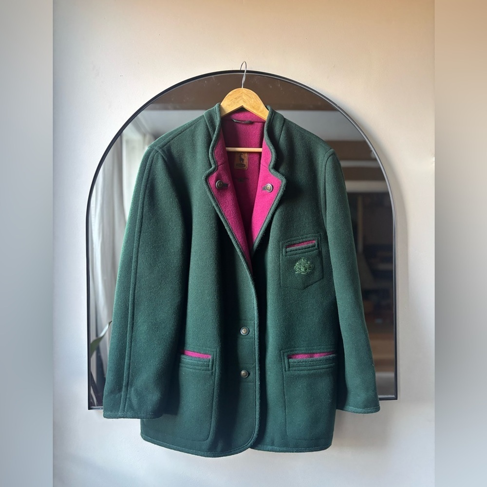 VINTAGE STEINBOCK | wool coat -made in Austria | size 18 - Picture 2 of 6